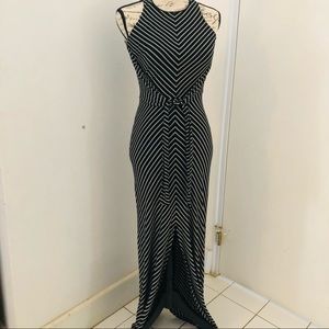 White House Black Market Tie Front Maxi Dress New With Tags XXS